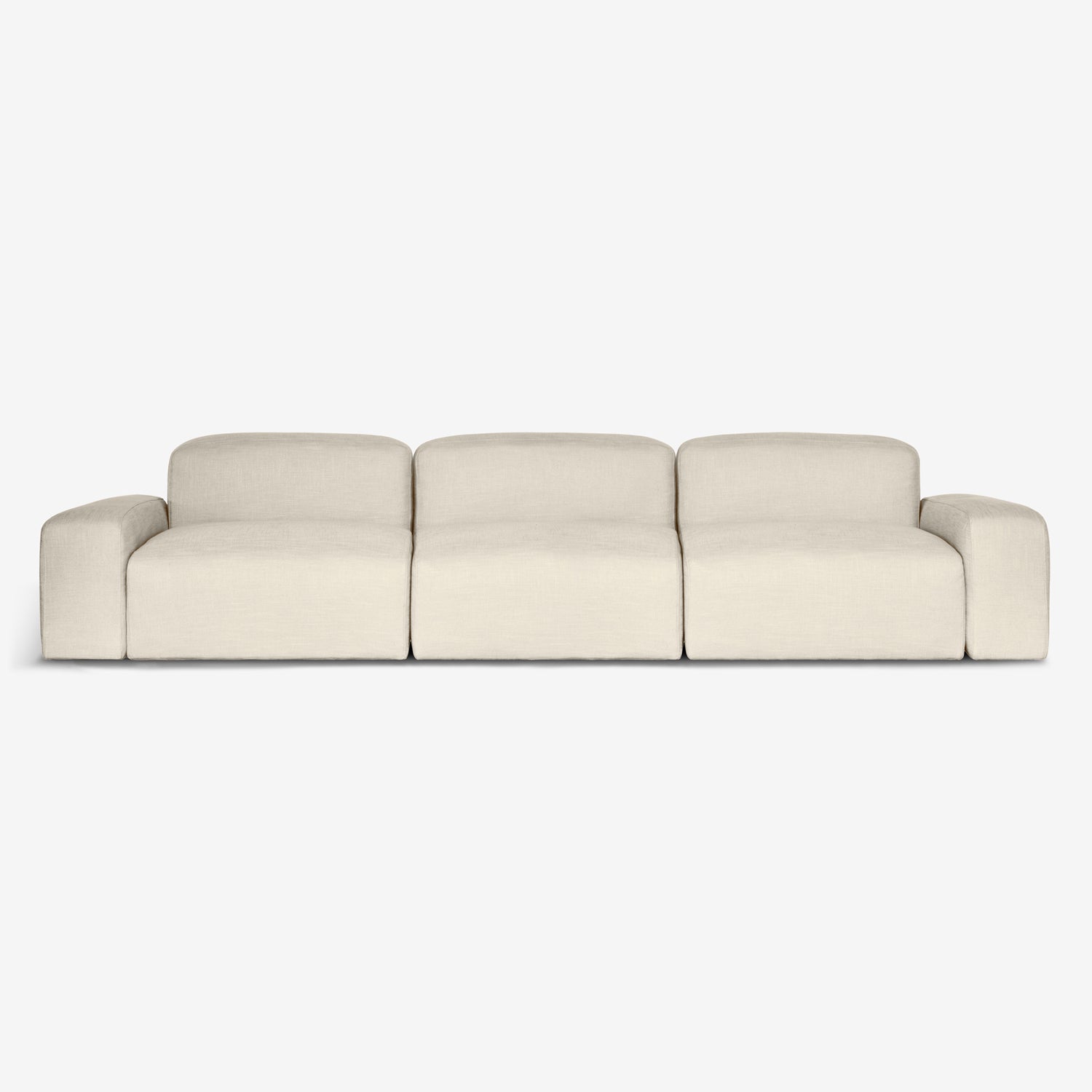 Stylish Sustainability: Libero Sofa View 3 seater in cream white