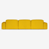 Earth-Kind Elegance: yellow backrest of Libero Living Room