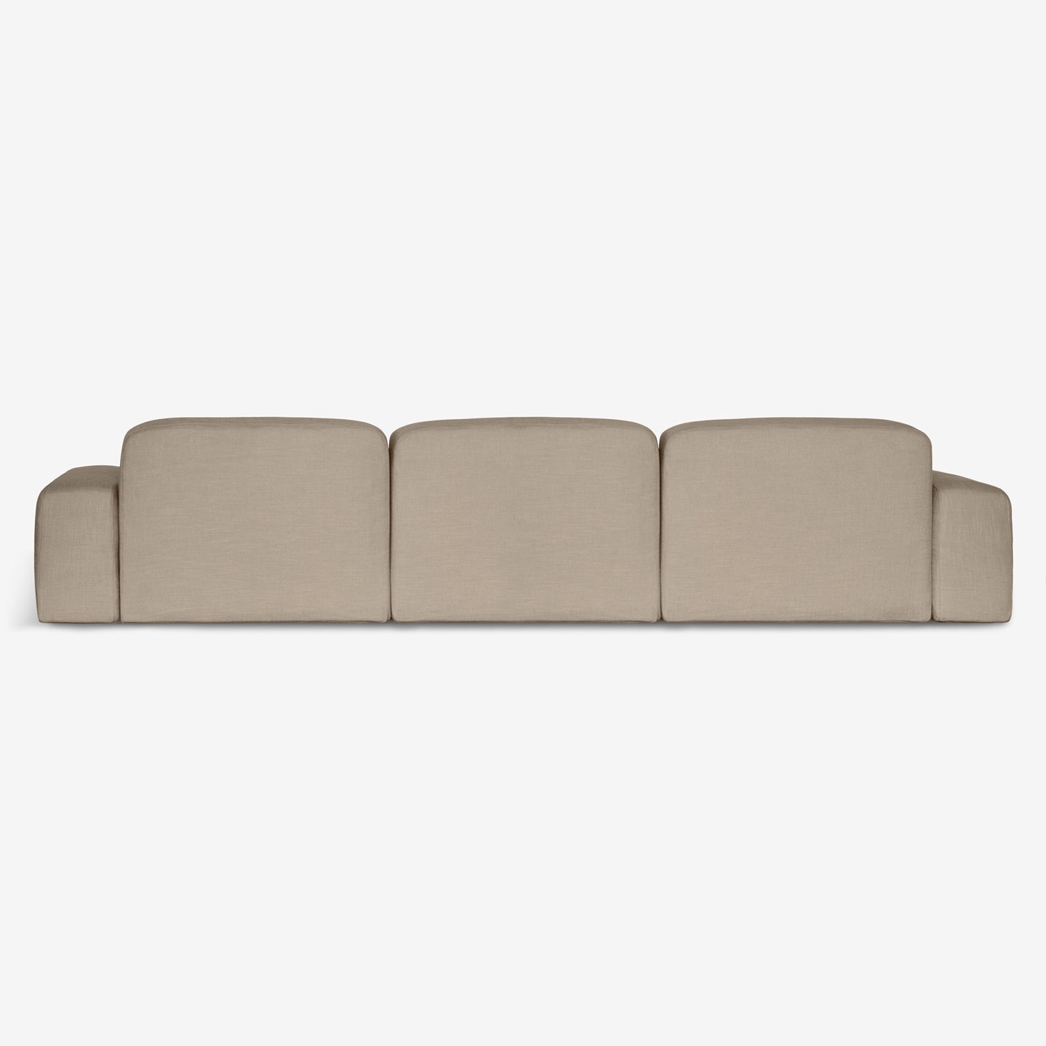 Davide Barzaghi's Green Luxury: Libero beige sofa backrest