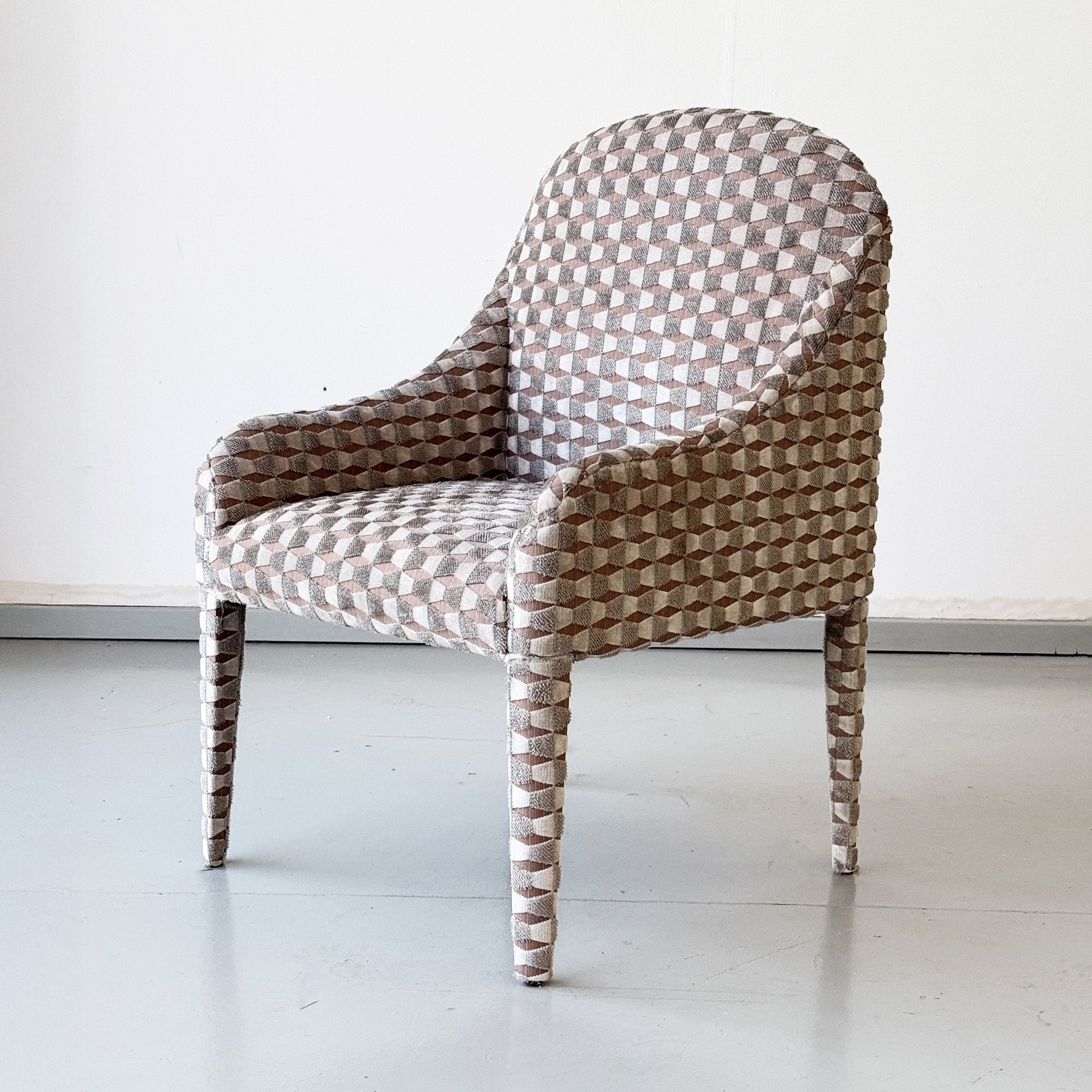 Jacquard Velvet 2 Ivory Stone