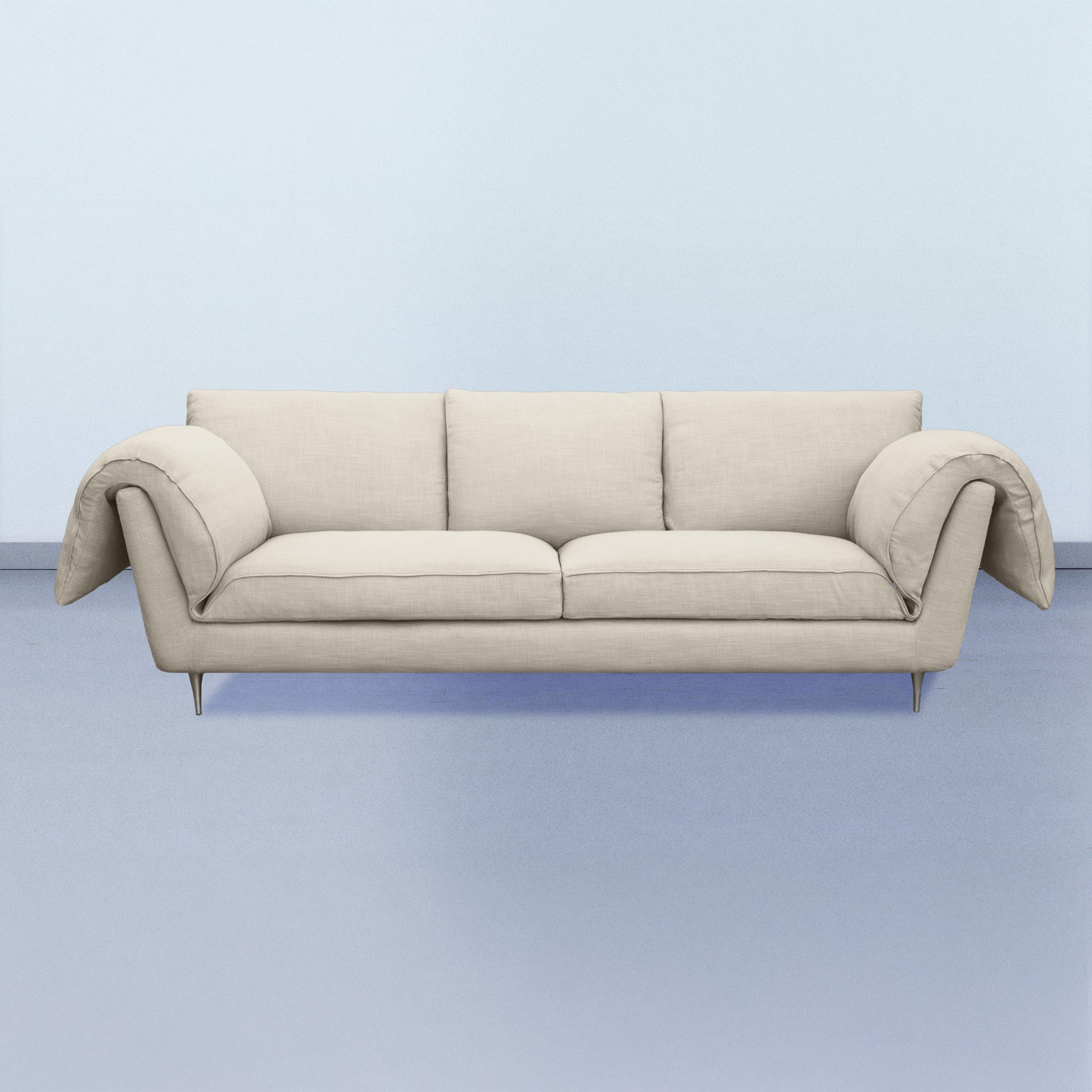 Casquet 3-Sitzer-Sofa mit Flügeln