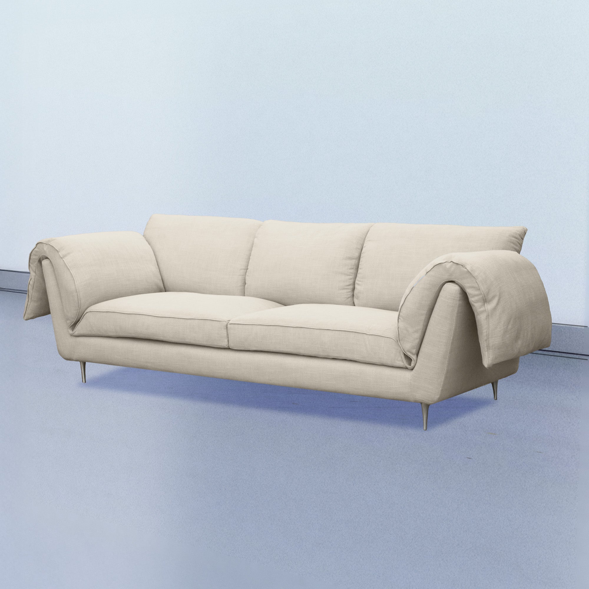 Casquet 3-Sitzer-Sofa mit Flügeln