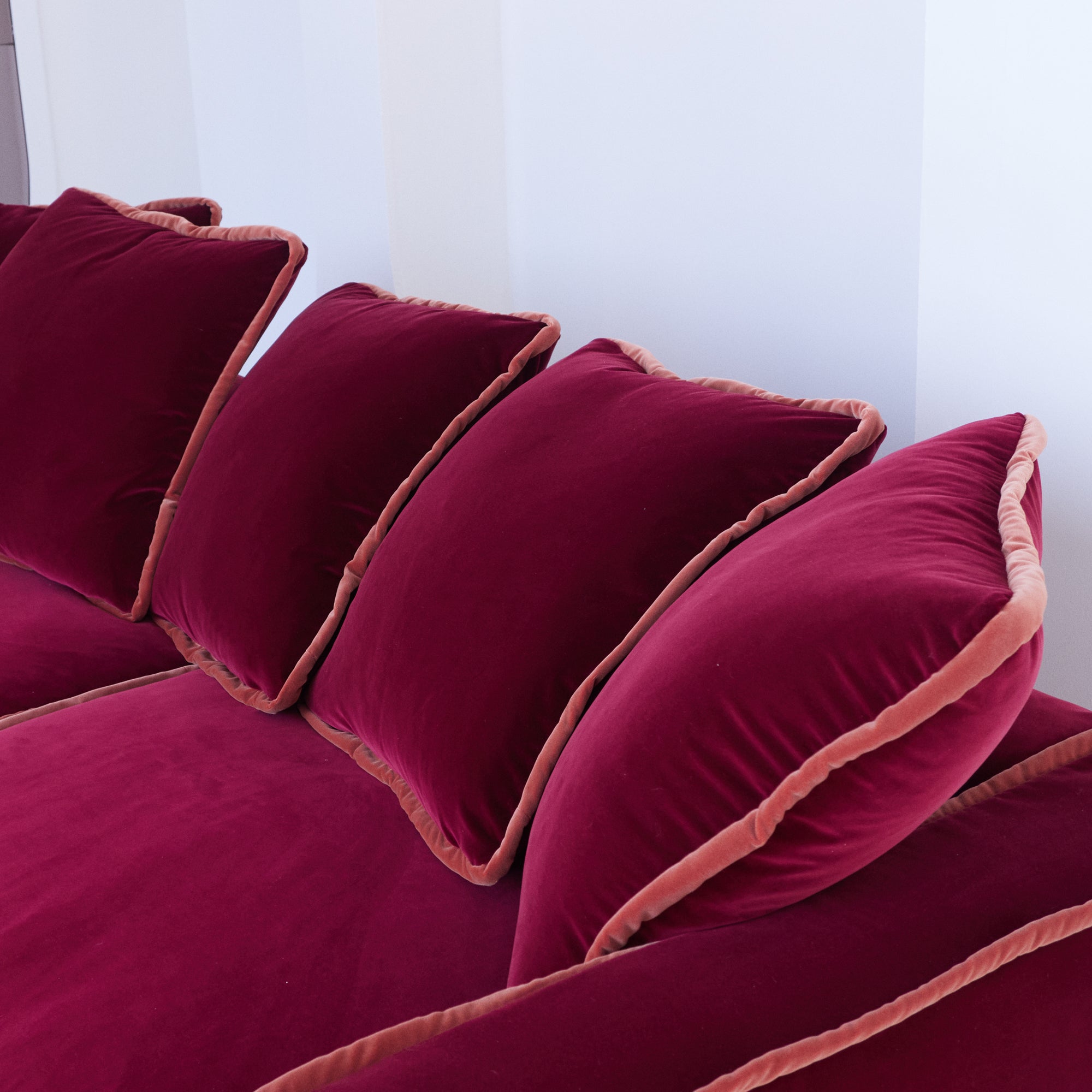 Rafaella 3-Sitzer-Sofa – Samt