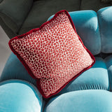Cuscino reversibile - Glam Leopard e Red Couture