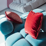 Cuscino reversibile - Glam Leopard e Red Couture