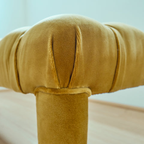 Farfalla bench 160cm - Earthy Gold velvet