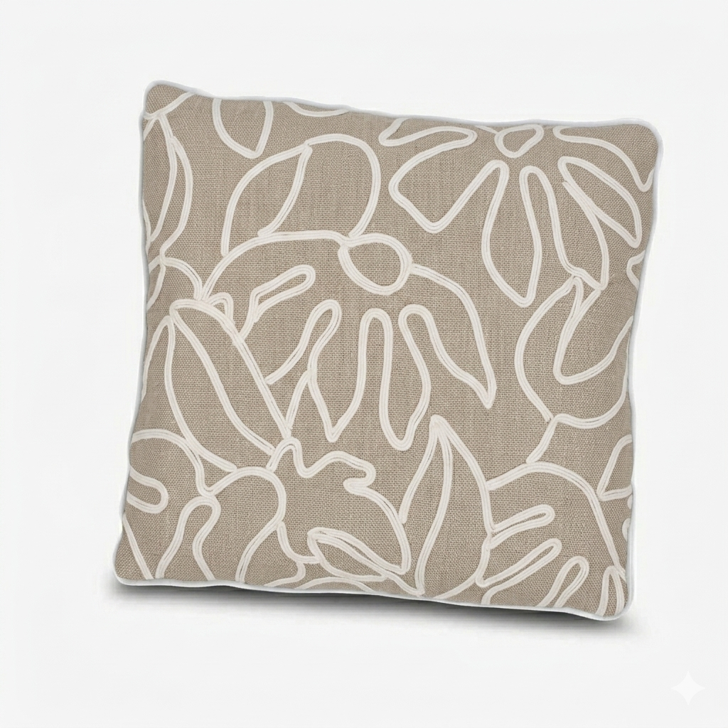 Linen Flower Embroidery