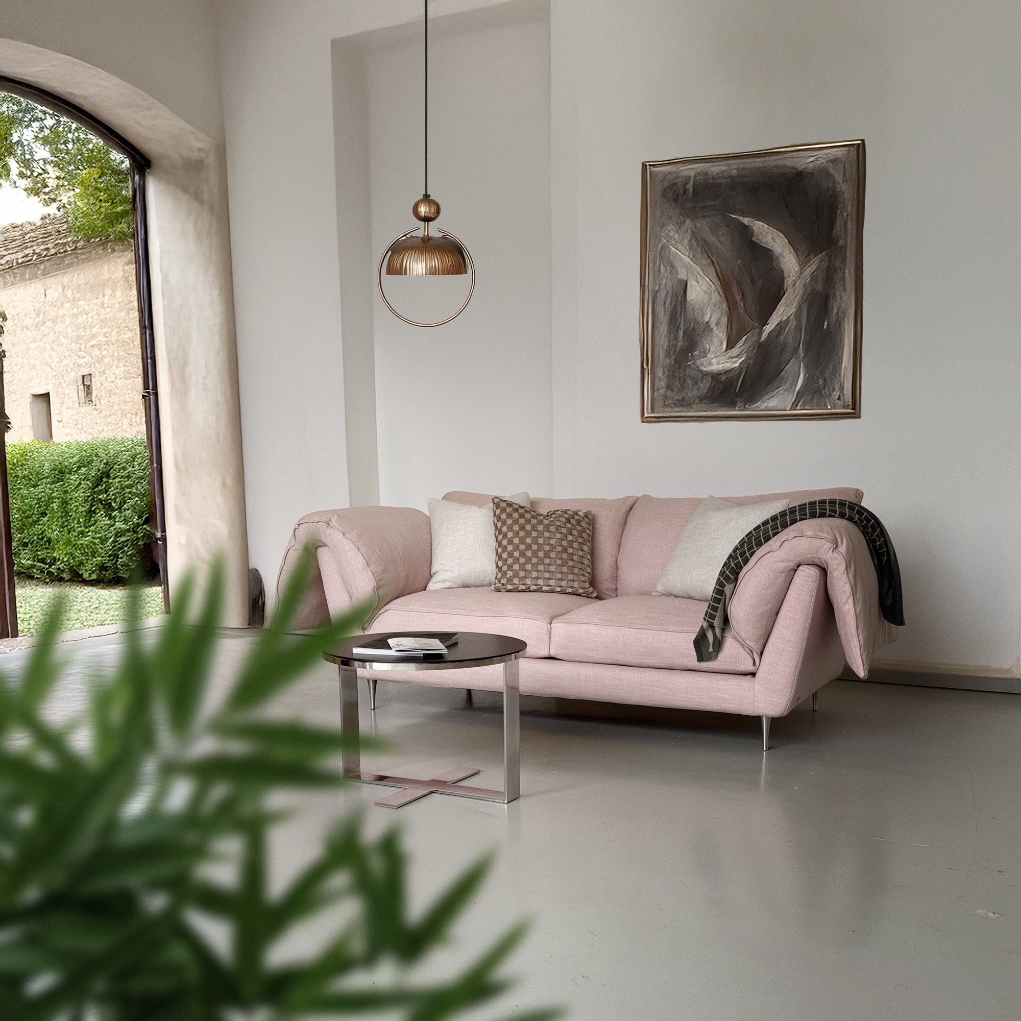 Casquet 2,5-Sitzer-Sofa mit Flügeln