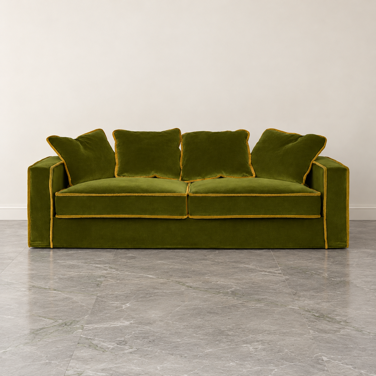 Rafaella 3-Sitzer-Sofa – Samt