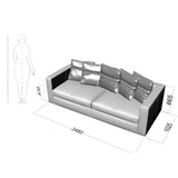 Rafaella 3 seater sofa