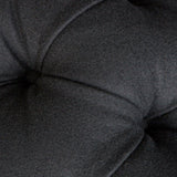 black felt backrest detail