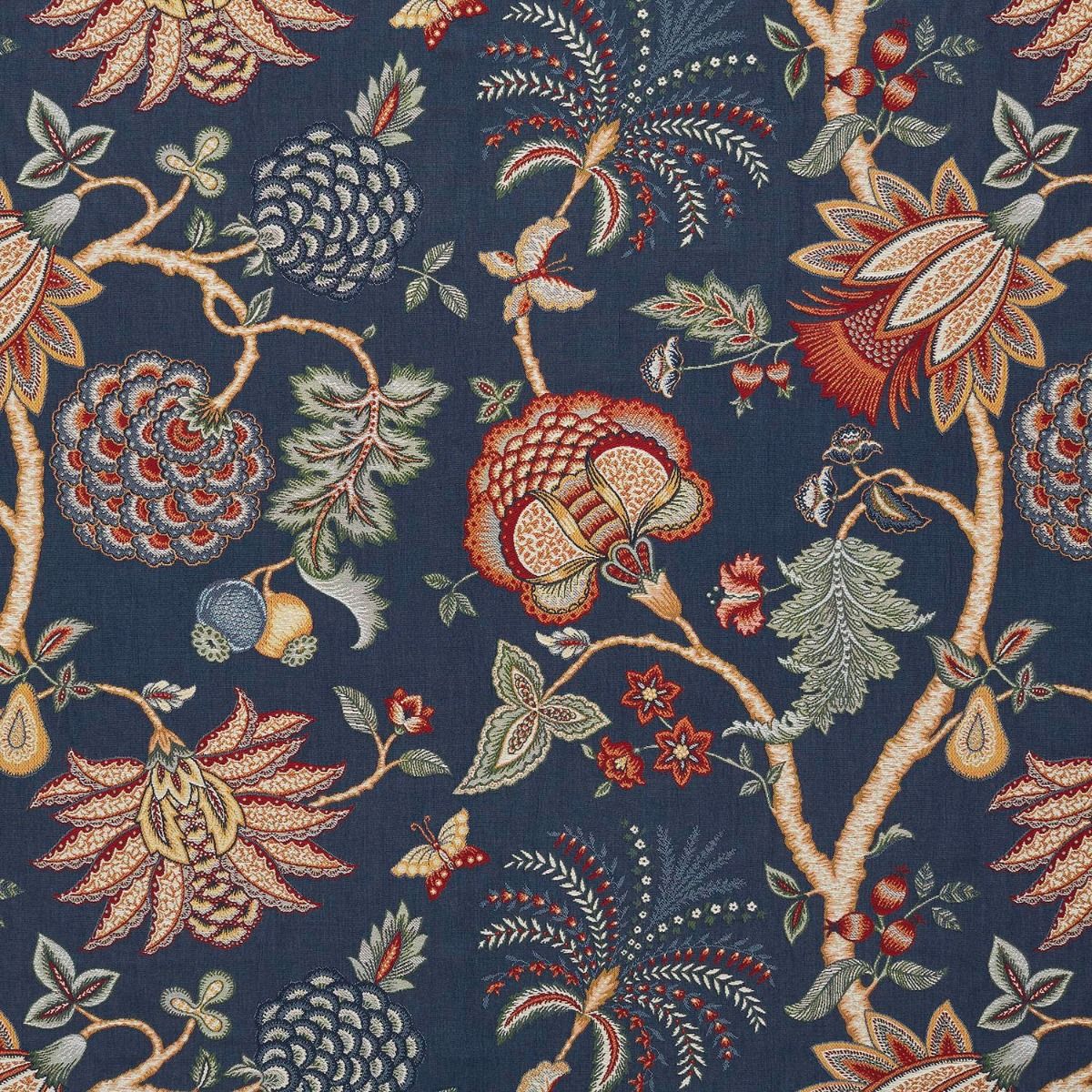 Pattern Wild Botanica in Navy Blue