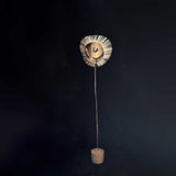 Sustainable Symphony: Fuga Floor Lamp on White Background