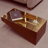 Elevated Living with DZEN Design. Golden mirrored surface