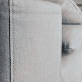 Removable Upholstery in Pure Linen.