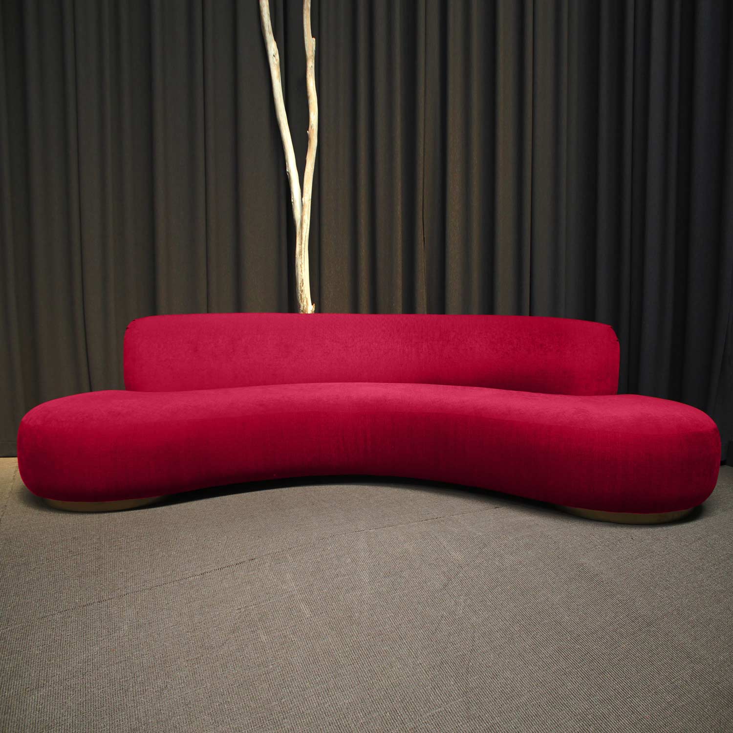 Opulence Redefined, ondulating sofa shape