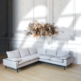 Sustainable Living Sofa in Pure Linen Fabric