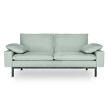 Sustainable Chic Interior Design, light green cotton sofa