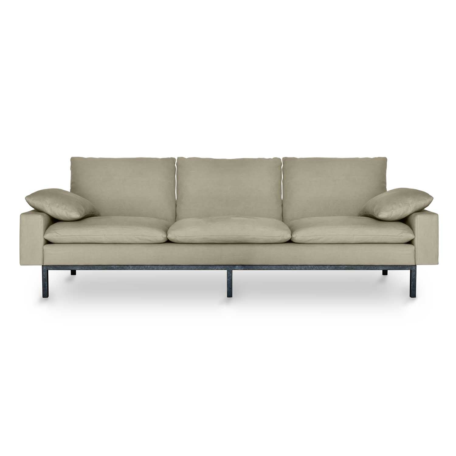 Customizable Armrest Placements for Your Perfect Rest. beige linen sofa big.