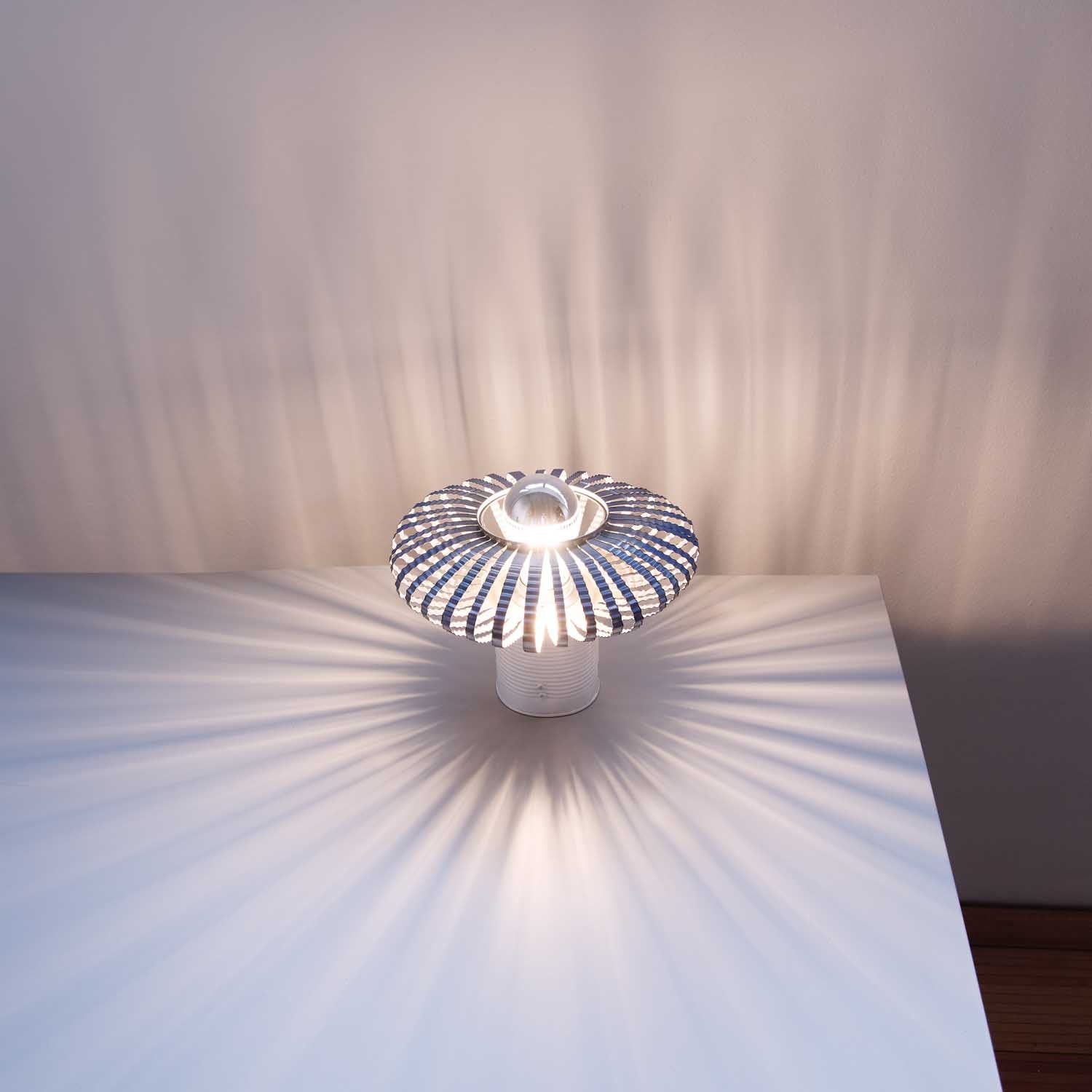 Soft Starburst Illumination: Celeste Handcrafted Table Fixture