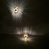 Fuga Sustainable Light: Captivating White and Gold Design