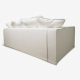 Tailored Comfort with Movable Cushions.