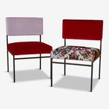 Comfortable and eco-conscious Aurea chair in cotton velvet