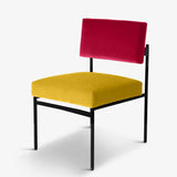 Dining in Style - Yello and Red Velvet Aurea Chair