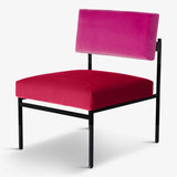 sustainable luxury for the modern home, pink and red velvet chair