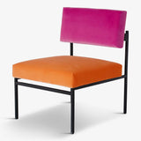elevate your space with luxury seating pink and orange velvet