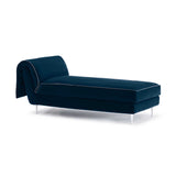 Relax in style with the Casquet navy velvet Daybed.