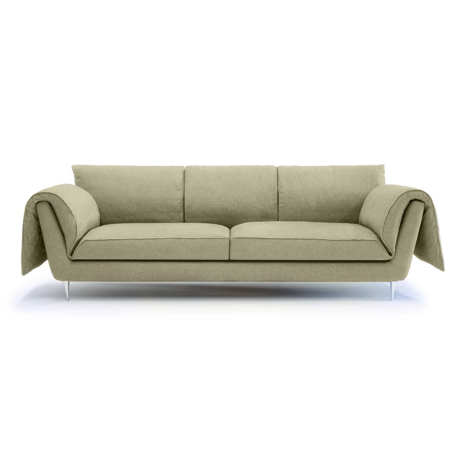 Playful Elegance: Whimsical Side Cushions Sofa