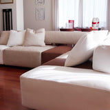Monochromatic or contrasting upholstery options.