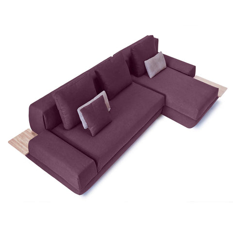 Marie chaise sofa with storage