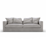 Inviting Home Sanctuary, light grey sustainable cotton sofa