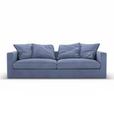 Cozy and Chic Addition, dove grey cotton sofa