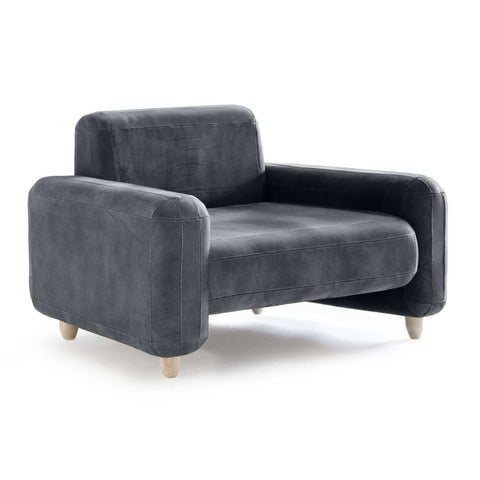 Traco leather armchair