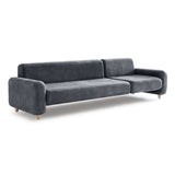 Handcrafted Comfort with Traco, grey leather sofa