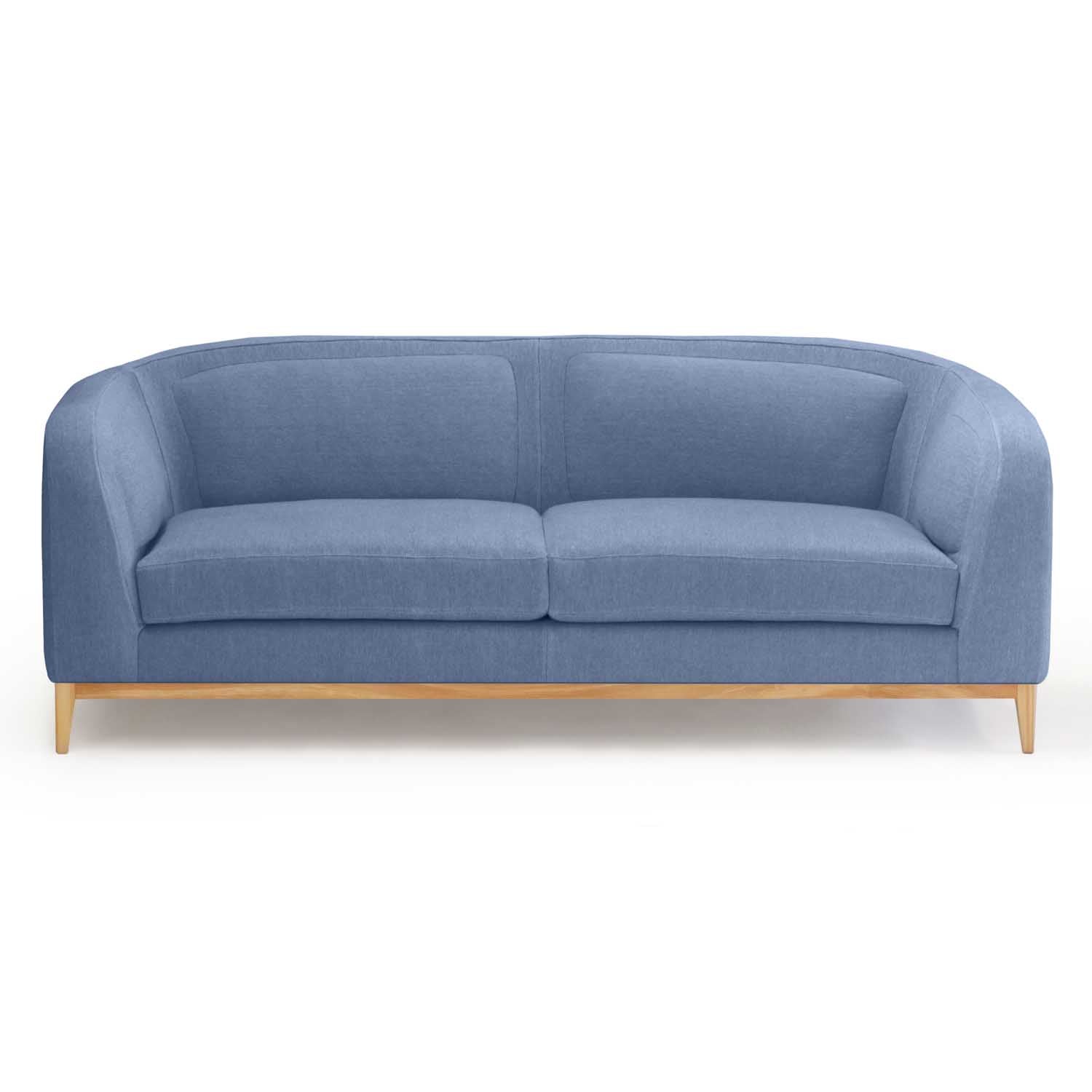 eco sustainable blue cotton sofa