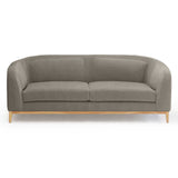 dark grey cotton sofa