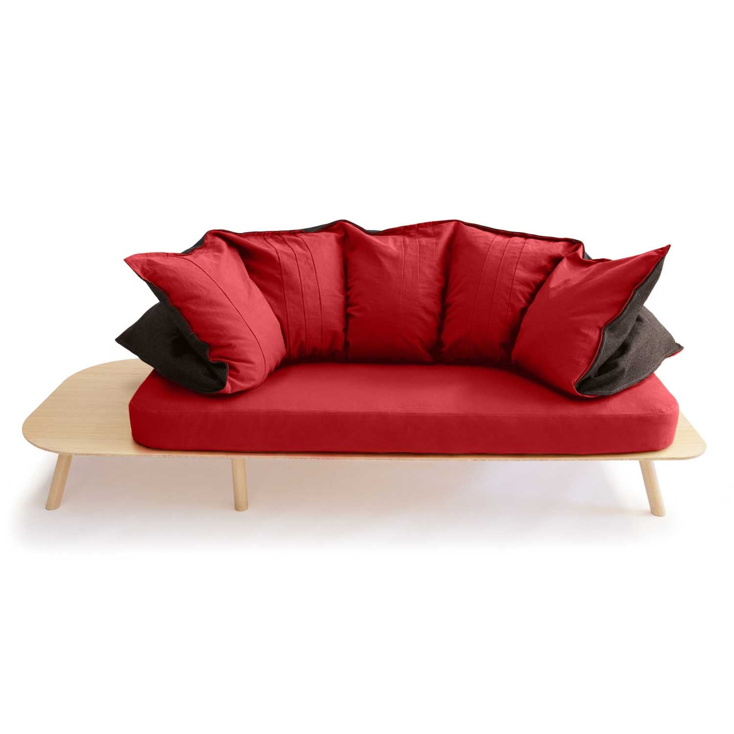 Multi-Functional and Practical Lifestyle.red sofa bed.