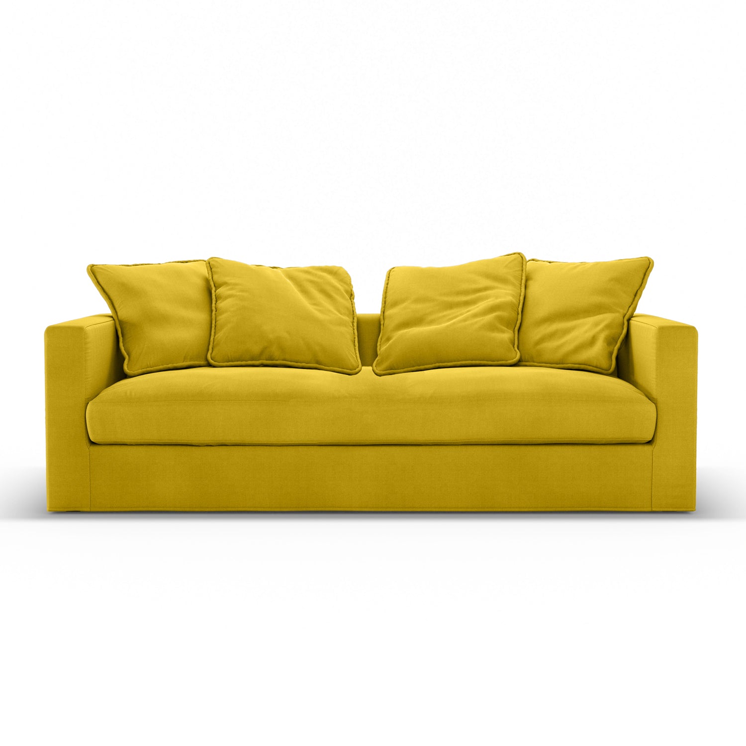 Relaxed Look and Feel, yellow sofa