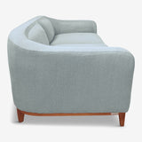 Lazy Sunday Reading Nook. zeno sofa side view.