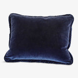 Dark Navy Blue Velvet Cushion
